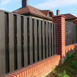 Забор из штакетника двухсторонний