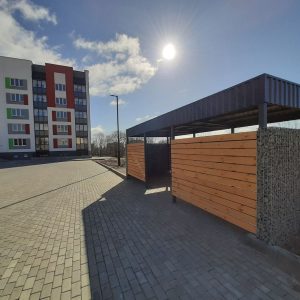 Ограждение для контейнеров ТБО