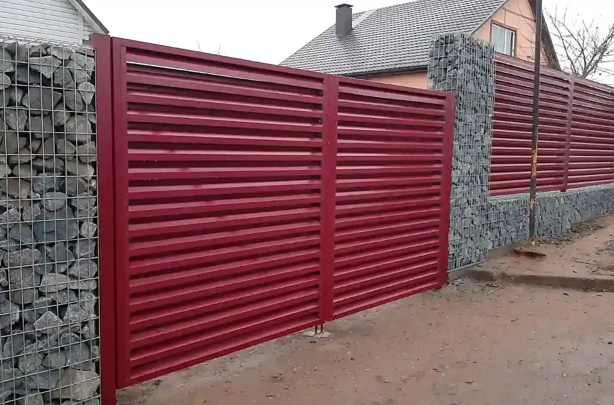 забор жалюзи