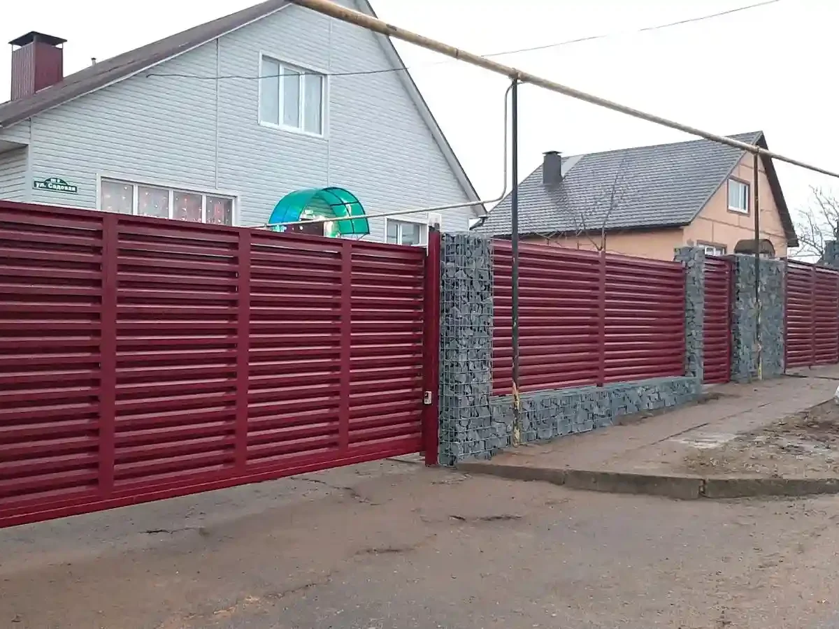 забор жалюзи