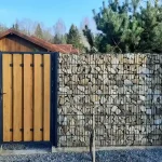 коричневый забор