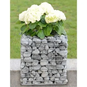 Кашпо садовые из габионов